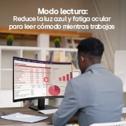 Modo lectura del Monitor LG curvo 32MR50C-B 100Hz 32